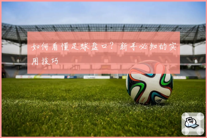 如何看懂足球盘口?新手必知的实用技巧
